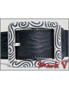 Schnalle mit Muster rechteckig