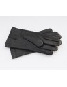 Herrenhandschuh aus Leder mit Biesen Guanti Alex