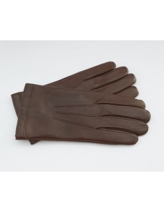 Herrenhandschuh aus Leder mit Biesen Guanti Alex