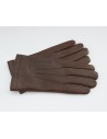 Herrenhandschuh aus Leder mit Biesen Guanti Alex