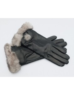 Damenhandschuh  mit Rex-Kanin Guanti Alex