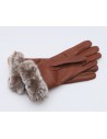 Damenhandschuh  mit Rex-Kanin Guanti Alex