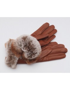 Damenhandschuh  mit Rex-Kanin Guanti Alex