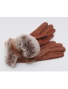 Damenhandschuh  mit Rex-Kanin Guanti Alex