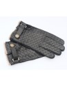 Herrenhandschuh geflochtenes Leder Guanti Alex