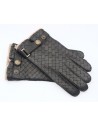 Herrenhandschuh geflochtenes Leder Guanti Alex
