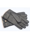 Herrenhandschuh geflochtenes Leder Guanti Alex