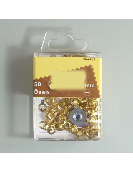 Ösen mit Scheiben 4 mm