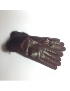 Damenhandschuh mit Kaninchenfutter Guanti Alex