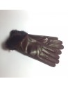 Damenhandschuh mit Kaninchenfutter Guanti Alex