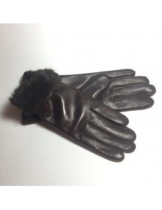 Damenhandschuh mit Kaninchenfutter Guanti Alex