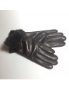 Damenhandschuh mit Kaninchenfutter Guanti Alex