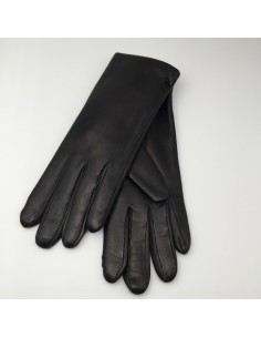 Damenhandschuh mit Kaninchenfutter weiss Guanti Alex