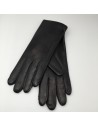 Damenhandschuh mit Kaninchenfutter weiss Guanti Alex