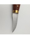 Edelstahl Ledermesser gebogen