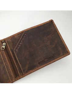 Greenburry Vintage Passport Mappe mit RFID