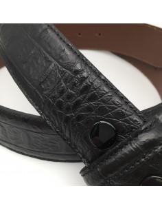 Gürtel mit Krokoprägung