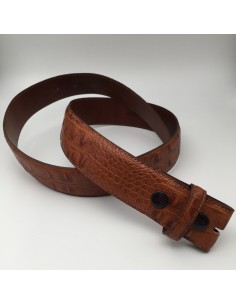 Gürtel mit Krokoprägung