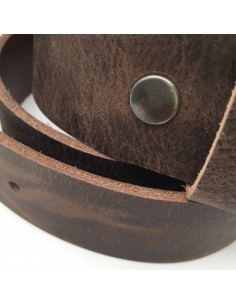 Gürtel Vintage Büffelleder 2