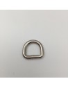 D-Ringe Stahl silber vernickelt