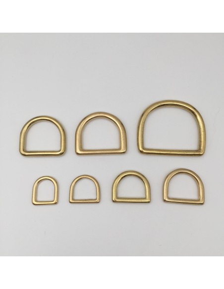 D-Ringe reines Messing
