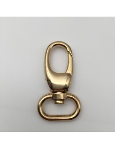 Karabiner Eisen/gold 2