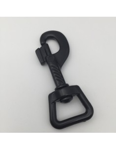 Karabiner schwarz 20mm 2
