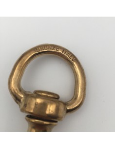Karabiner rein Messing 23mm 2
