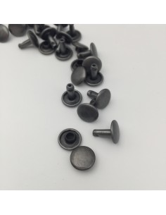 Doppel Hohlnieten Nickel geschwärzt