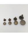Doppel Hohlnieten altmessing