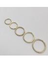 Schlüsselringe gold klein