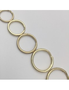 Schlüsselringe gold klein