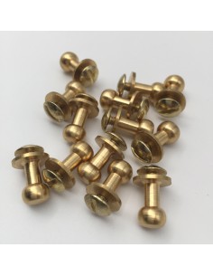 Kopfniete 7mm messing 2