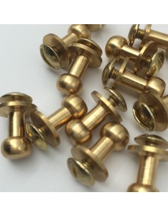 Kopfniete 7mm messing