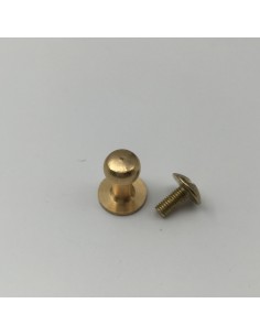 Kopfniete 7mm messing