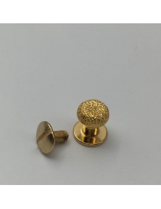 Kopfniete Diamant 8mm gold