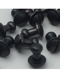 Kopfniete 6mm schwarz