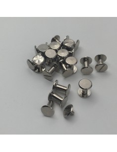 Buchschraube Art. 70100 / 70090 L8mm silber Flachkopf
