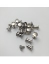 Buchschraube Art. 70110 / 70280 L10mm Linsen Kopf silber