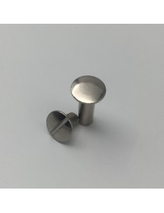 Buchschraube Art. 70160 / 70300 L15mm Linsen Kopf silber