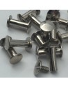 Buchschraube Art. 70160 / 70300 L15mm Linsen Kopf silber