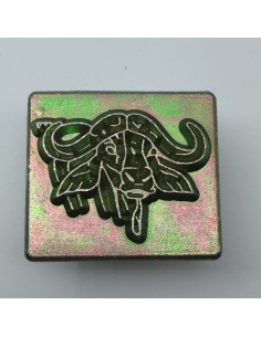 Punzierstempel 3D Büffel