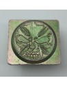 Punzierstempel 3D Kreuz mit Totenkopf