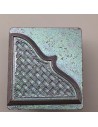 Punzierstempel 3D Korbgeflecht Ecke
