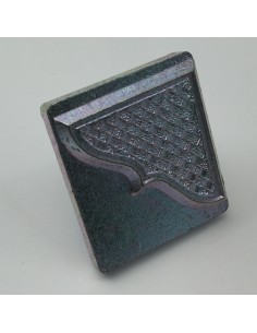 Punzierstempel 3D Korbgeflecht Ecke