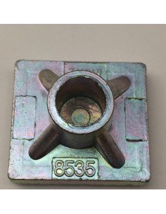 Punzierstempel 3D Korbgeflecht Ecke