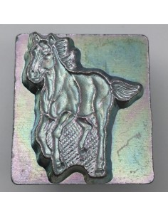 Punzierstempel 3D Pferd galopp