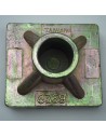 Punzierstempel 3D Adler landend links