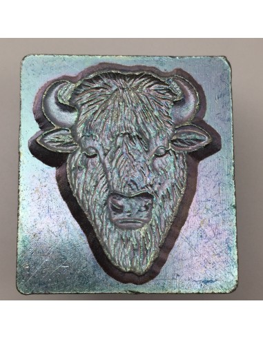 Punzierstempel 3D Bison Kopf