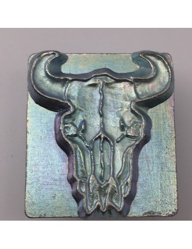 Punzierstempel 3D Bison Schädel